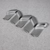 RUIQ Toyota New Prius 60 Series Dedicated Interior Front and Rear Inner Door Handle Garnish (Satin Silver)