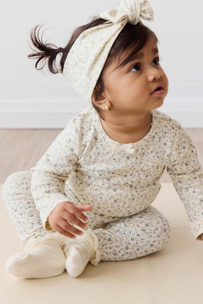 Jamie Kay OC Long Sleeve Dainty Egret Size 50 Bodysuit, Blues, JBCO245130, Baby,