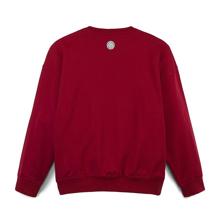 Timberland Loose Fit Crew Neck Pullover Long Sleeve Sweatshirt Men sweatshirt Bicycle-Red A6C4C620