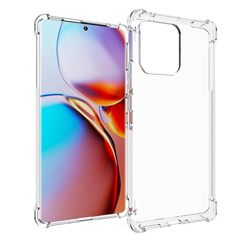 

For Motorola Moto X40 5G/Edge 40 Pro 5G Transparent Anti-Slip Phone Case Reinforced Corners TPU Shockproof Protective Cover A