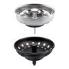 Kitchen Sink Plug Stopper Sink Strainer with Knob Waste Plug Sink Basket Strainer for Standard 3-1/2 inch Drain