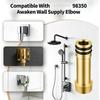 Metal Shower Elbow Water Supply Adapters Pipe Extension Link Suitable for K-98350 for Secure Installation & No Leaks