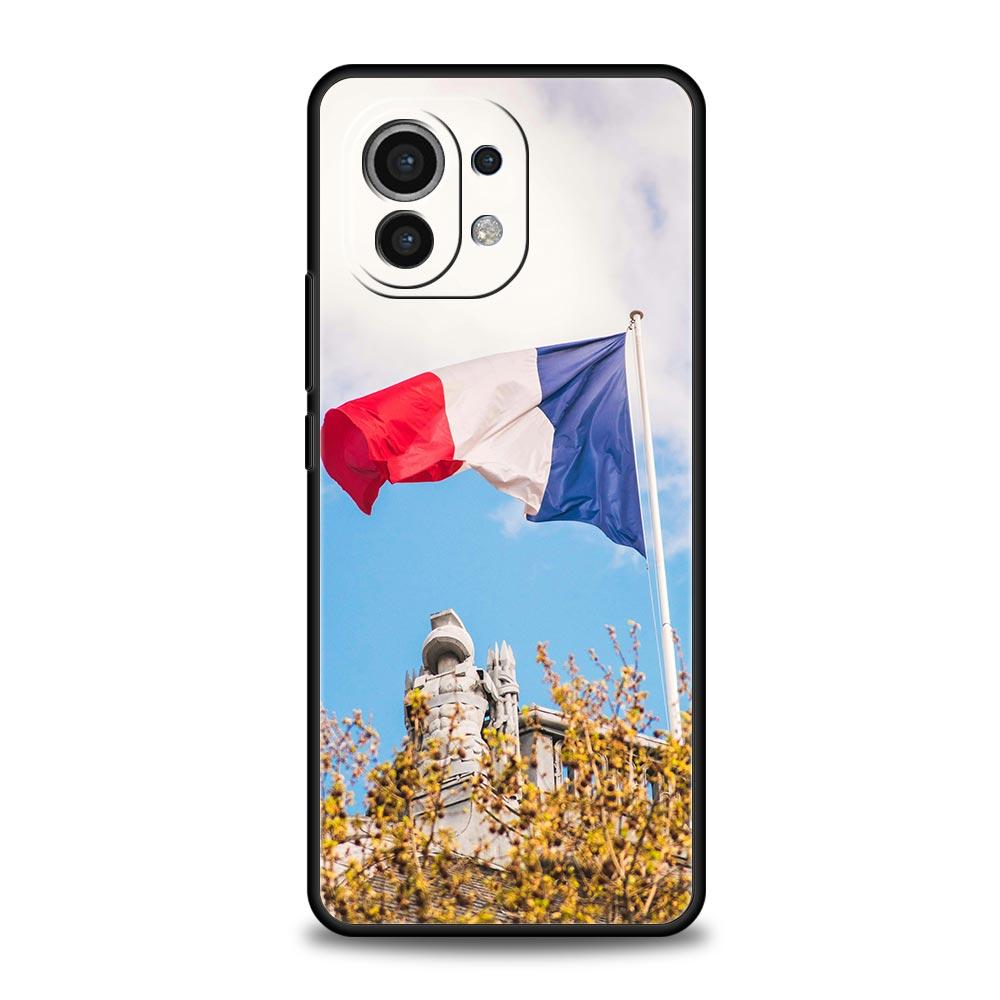 Phone Case For Xiaomi Mi 15 14 14T 13T 12T Pro 12 13 11 Lite 5G 11T X6 X5 Pro Soft TPU Cover National Flag RU FR UK
