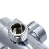 Tee Connector Shower Head Diverter Valve Three Function Switch Valve Adjustable Shower Arm Mounted