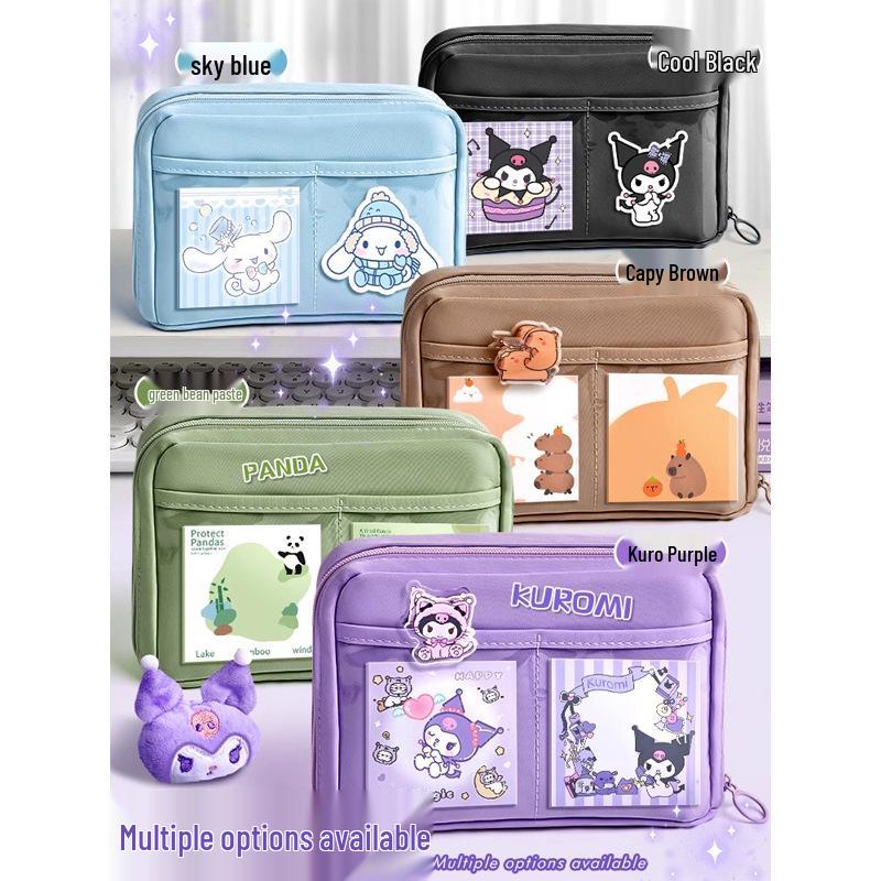 2026 Girls' Pencil Case: Stylish, High-Capacity Stationery Box Set for Primary & Junior High Students