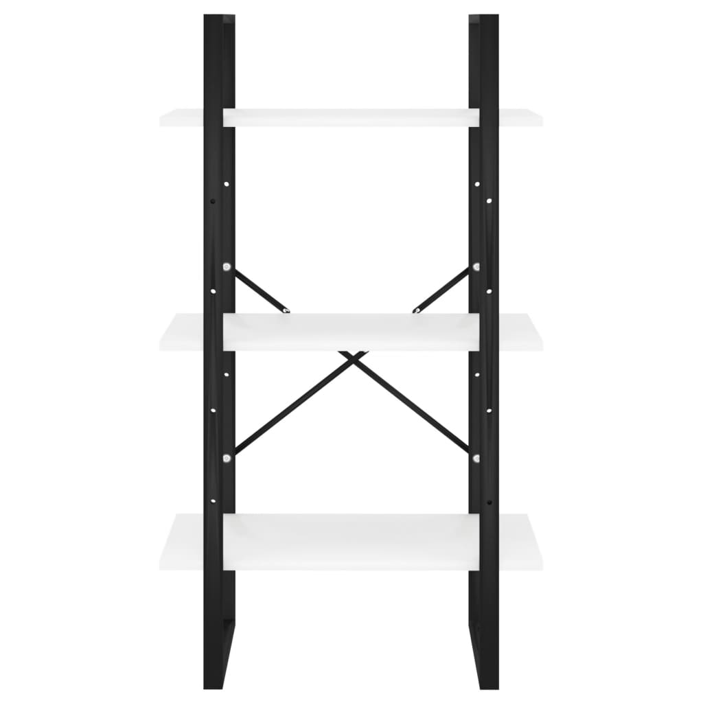 Bücherregal mit 3 Etagen, Eingangsablage, Ausstellungsregal im Wohnzimmer, Regal für Grünpflanzen auf dem Balkon, 60x30x105 cm