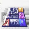 Poster Katseye Coperta Plaid in Flanella Coperta Kpop per Casa Auto Trapunta Super Morbida,