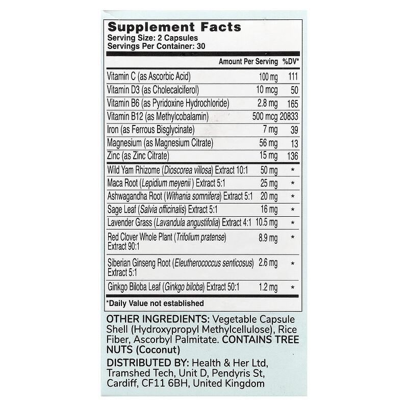 Perimenopause, Multi-Nutrient Support, 60 Capsules