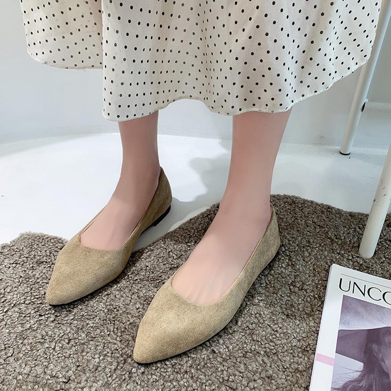 Moda damska Szpiczasty Nosek Mokasyny Baleriny Balet Casual Mieszkania Buty
