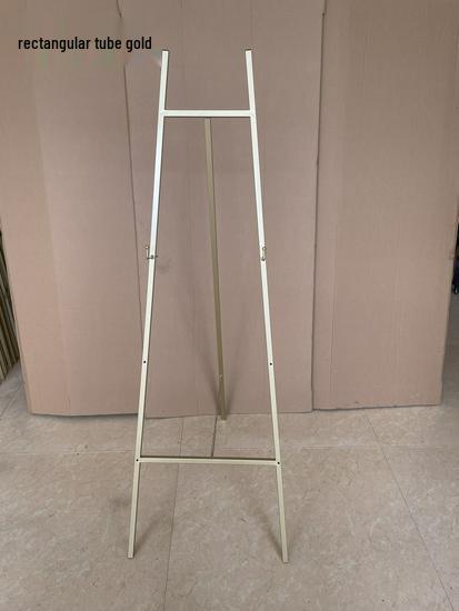 

Gold Wedding Iron Easel: Photo Frame & Welcome Sign Display Stand for Nordic Oil Paintings