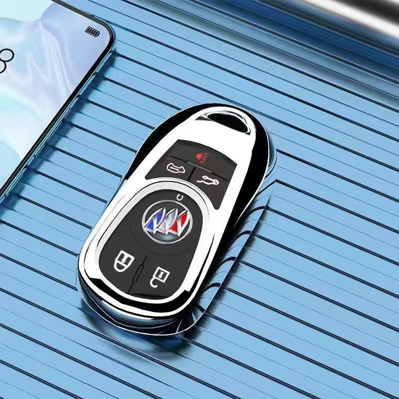 17-23 Buick GL8 Key Case: Premium Full Coverage Shell with 5-Button Protection for Business Class.