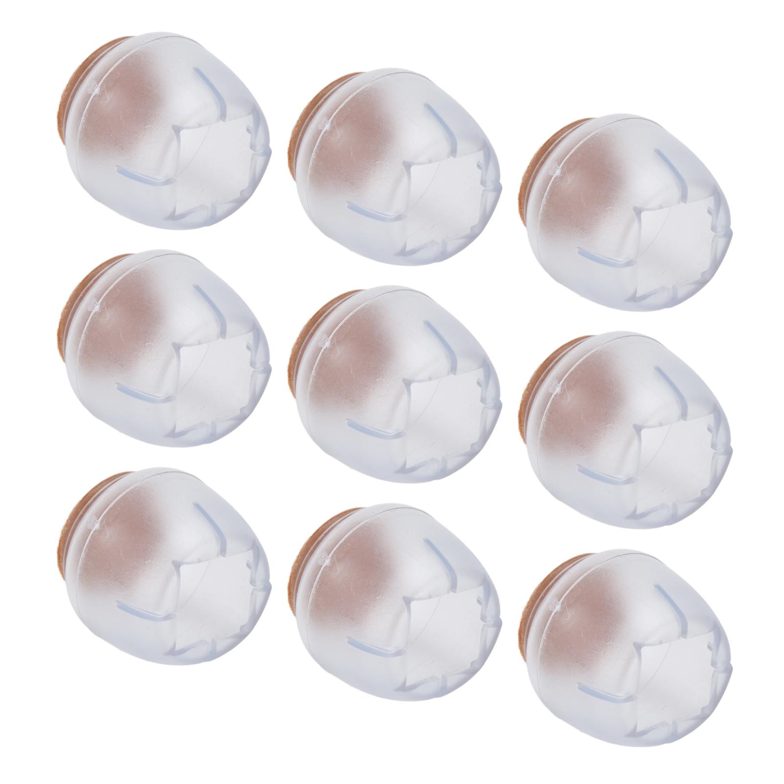 

40PCS Chair Leg Protector Thickened Silicone Table Leg Cover Transparent Non Slip Furniture Leg Protector
