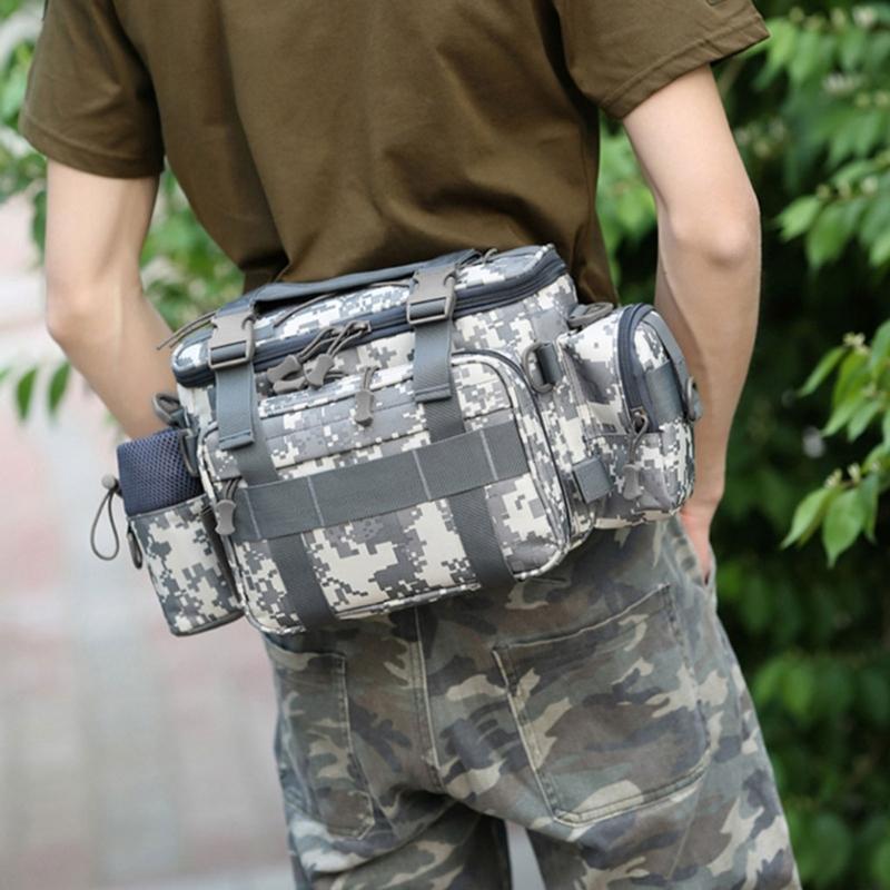 Waterproof Fishing Bag Nylon Fishing Tackle Storage Bag Multifunctional Fishing