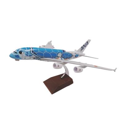 1/400 Model Airplane Toy 20cm Alloy Metal Japan Air ANA Airbus A380 Cartoon Sea Turtle Airlines Airplane Model Airways Plane Model