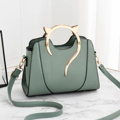 Fashion Ladies Portable Kitten Bag Cute Solid Color Lady Shoulder Bag