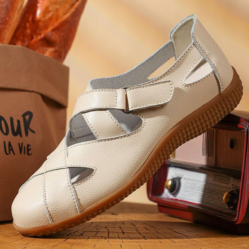 36-43 Summer Women's Hollow-out  Closed-toe Sandals Womens Closed Toe Sandals