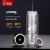 Zhi Shi Double-Wall Glass Tea Infuser Bottle