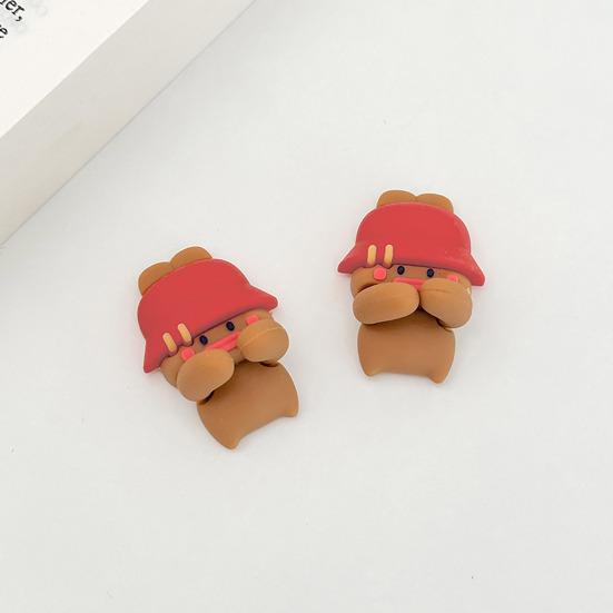 2Pcs Silicone Cable Organizers Multipurpose Wire Management Clips Cute Animal Design Adhesive Cord Holders