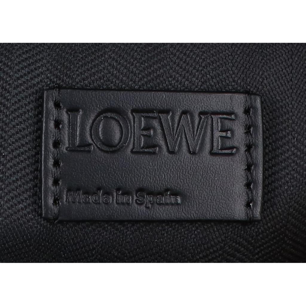 LOEWE Excellent condition 24 year satin calfskin crossbody camera bag mini Shoulder bag Black / SV HardwareUsed