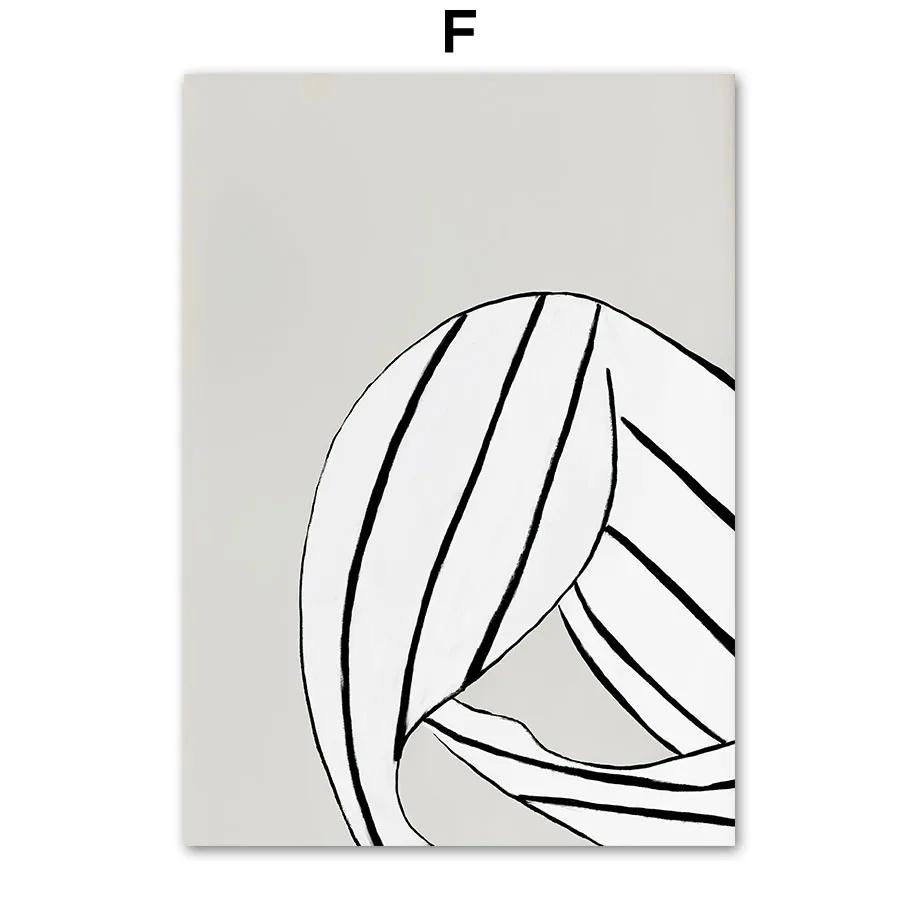 Stripe T-shirt Woman Thick Thighs Big Girl Wall Art Print Canvas Painting Nordic Poster Abstract Pictures For Living Room Decor