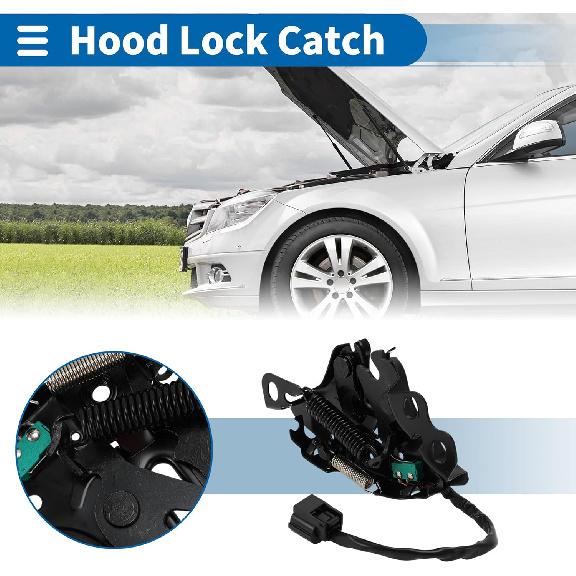 Hood Latch Assembly for Nissan Altima 2019-2023 Engine Hood Latch Lock Release No.656016CA1A 1 Pcs