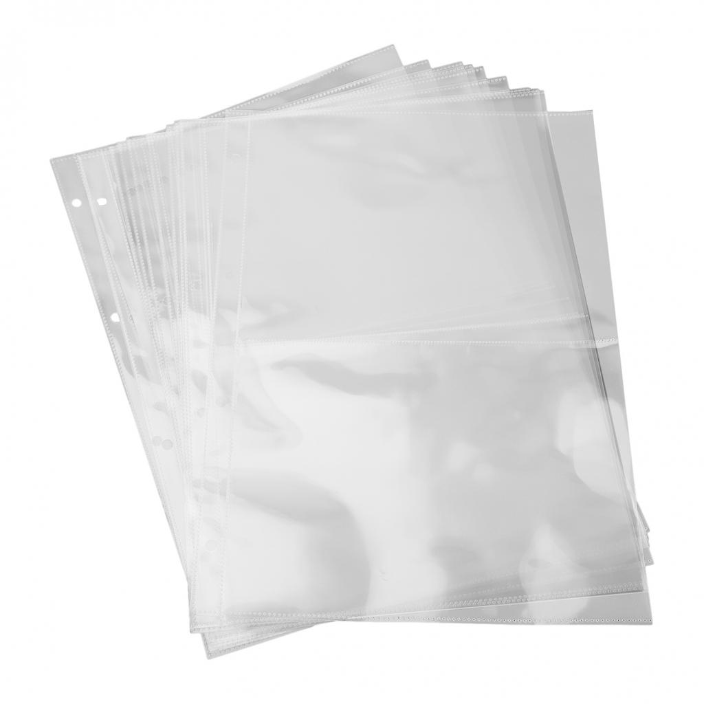 10pcs Binder Sleeves 110G Binder Sleeves Photo Album Binder