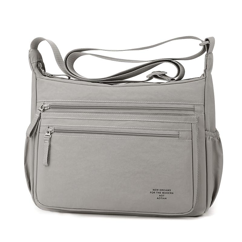 Nylonowa torba crossbody z wieloma kieszeniami na zamek błyskawiczny Regulowany pasek dla mężczyzn i kobiet