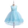 Sommer Spitzen Prinzessinkleider für Kinder 3-8 Jahre Geburtstagskleid Blumen Mädchenkleid Kindergeburtstagsparty Kostüm Säuglingskleid L019