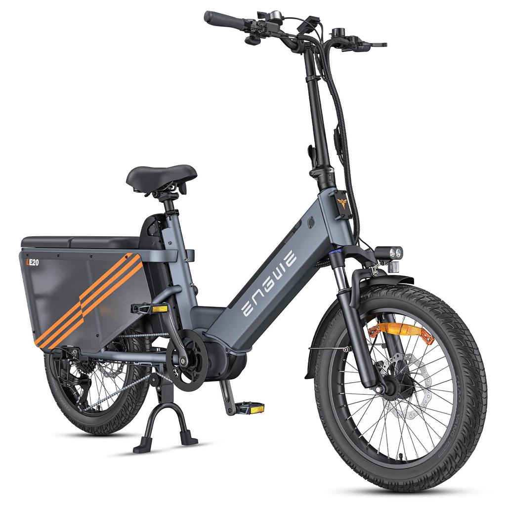 ENGWE LE20 E-Bike, 250W Motor, 25km/h, 350km Max Range, 48V19.2Ah*1/*2, 20x3.0", 25km/h, Designed for Urban Rides and Cross-Town Travel