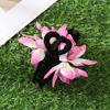 Elegant Fabric Flower Hair Claw Clip Hair Banana Barrettes Women Hair Ornaments
