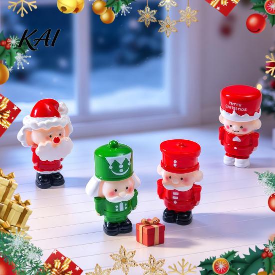 Cute Holiday Miniatures for Seasonal Decor Mini Christmas Figurines, Small Dollhouse Decorations, Micro Landscape Accessories DIY Projects Ornaments,