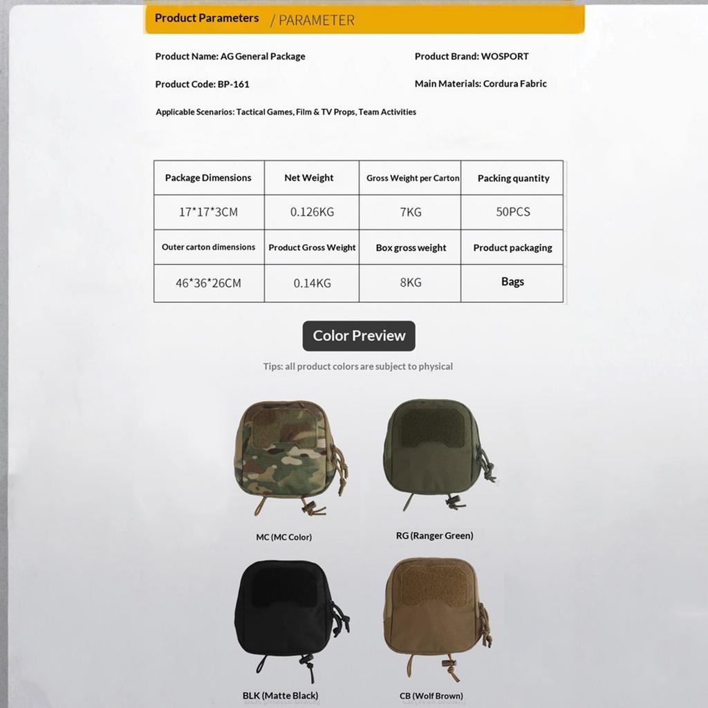 General Purpose Waist Belt Bags 2 Installation Options Small Tactic Pouch Hunting First Aid Tool Pack for Camping Travel Hiking