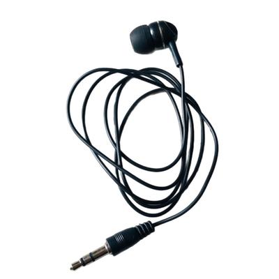 3.5mm Earphones Single Side Earphone One Side Headphones Corded Headsets In Ear Heavy Bass Earbud Noise Isolating Earplu