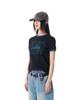 AAKAM Stamp Printed Ringer Top (Black)