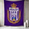 Royal Club Anderlecht Wall Tapestry Aesthetic Wall Hanging Printed Fabric Blanket Decorative Tapestries For Bedroom Living Room Home Decor