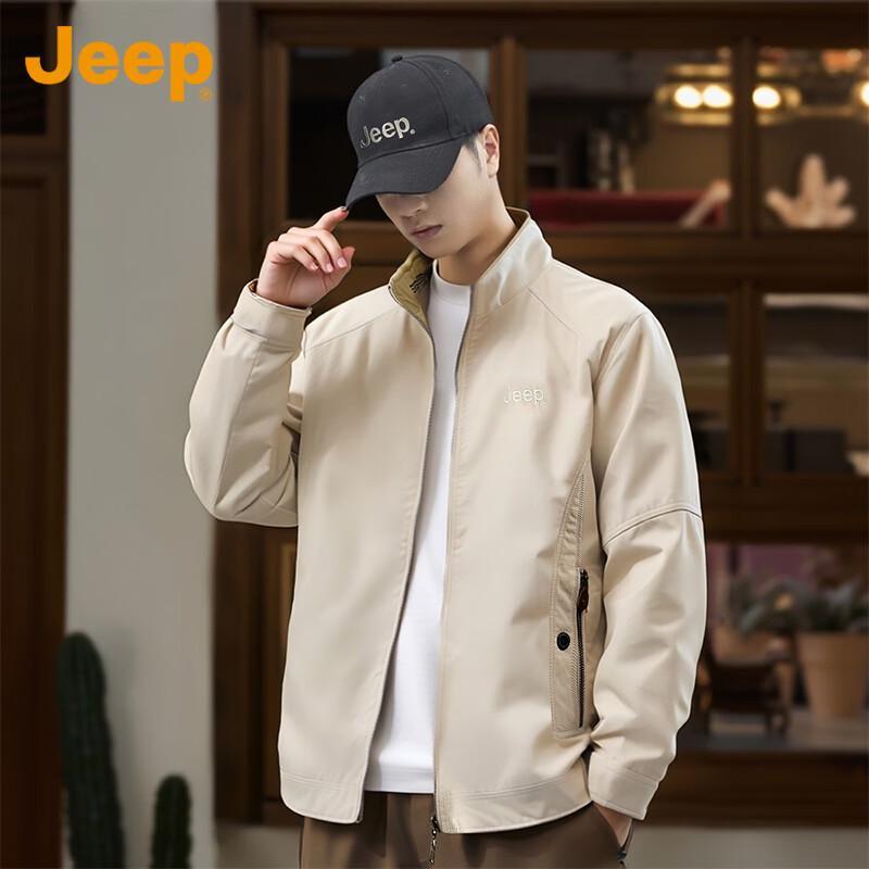 JEEP Men's Reversible Stand-Collar Casual Jacket (2025 Autumn/Winter)