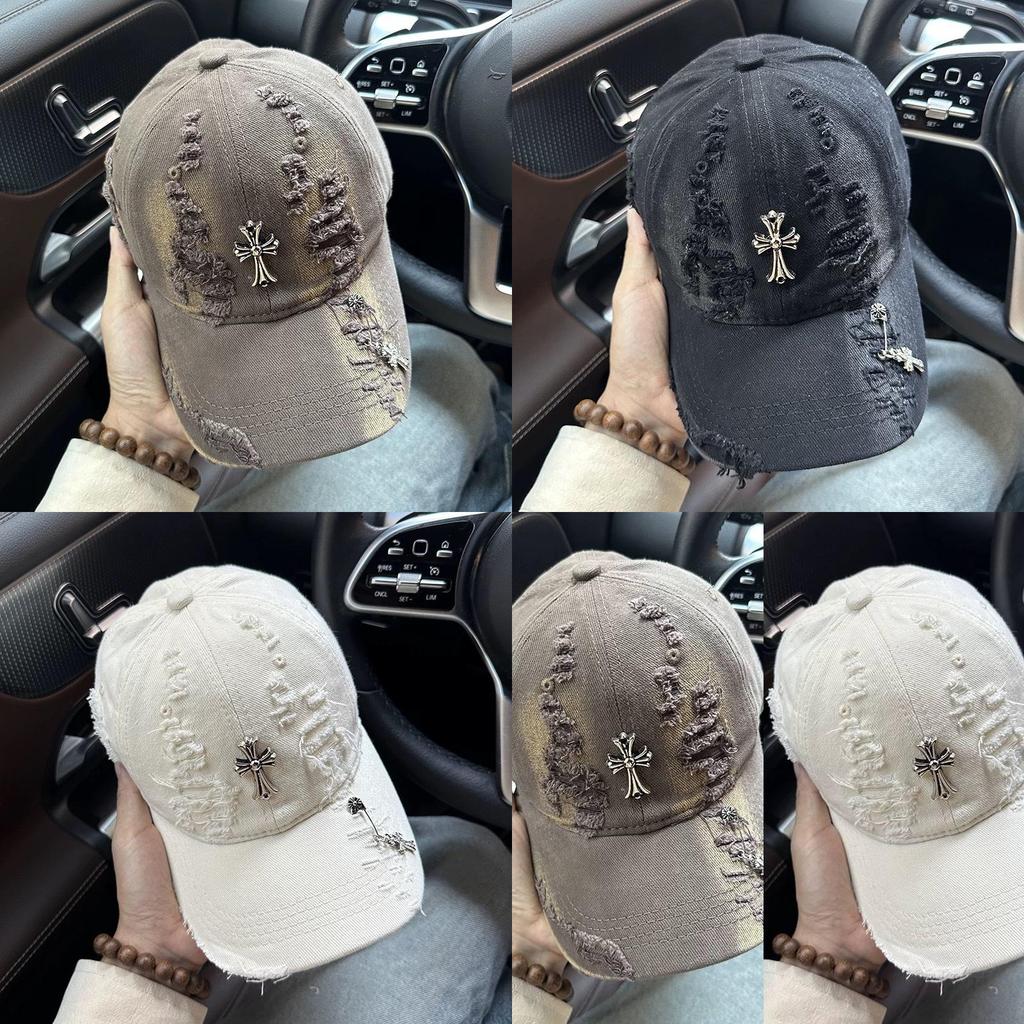 Casual Cross Embroidered Baseball Cap With Adjustable Fit For Men And Women