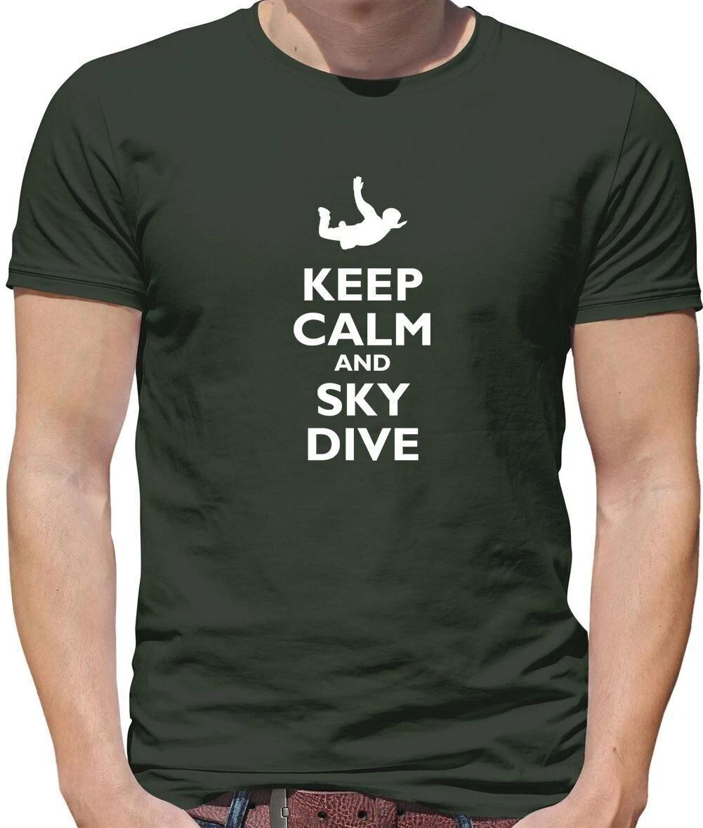 Keep Calm And Sky Dive - Mens - Sky Diving Skydiving Skydive Fly XL