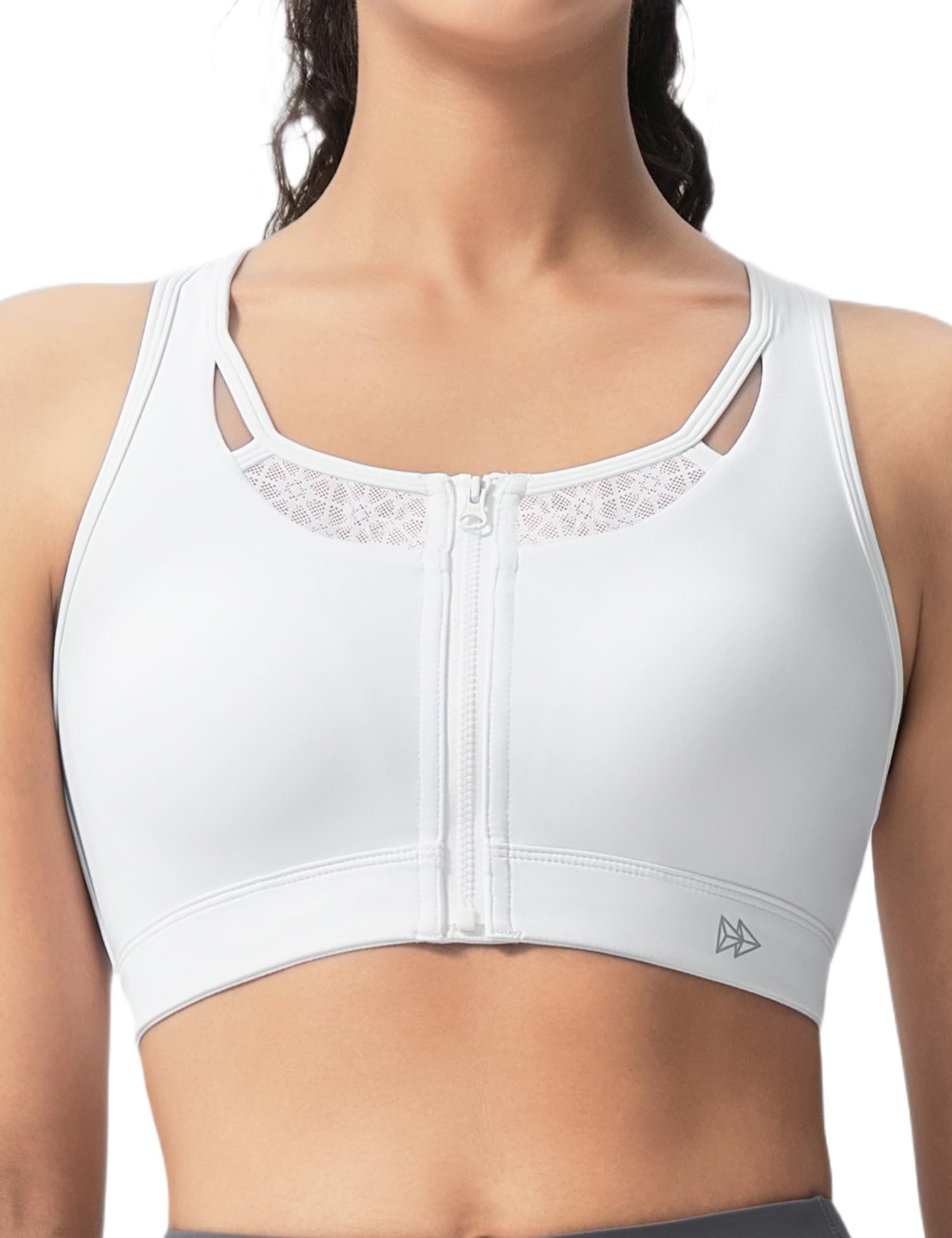 

Yvette Sports Интегрированный Плюс Размер S Белый Женский Бюстгальтер, Нескользящий, С Застежкой Спереди, Чашка, Беспроводной, Дышащий, Спинка-борцовка, Фитнес, Спортзал, Размер, Бег, белый