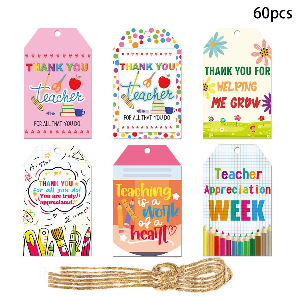 Event Appreciation Teacher Hangings With Paper Labels For Party Decorations