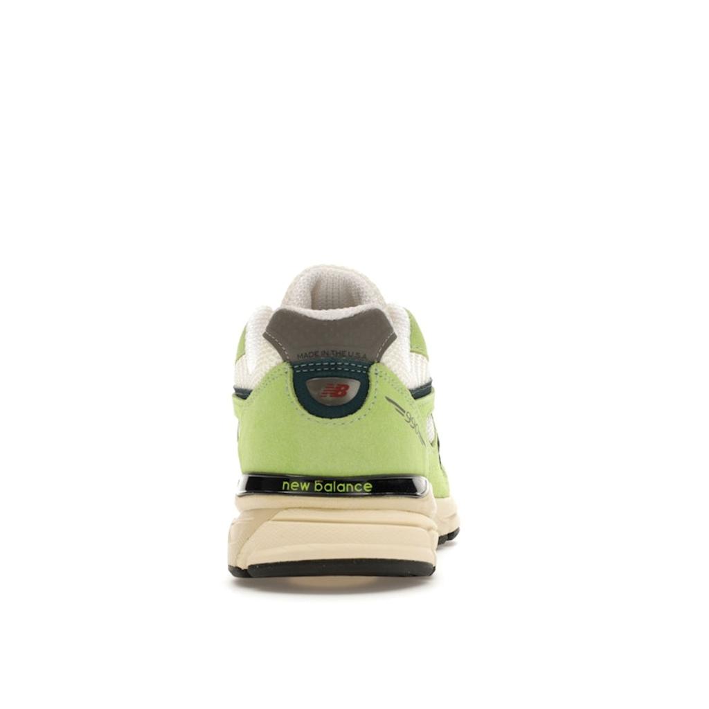 New Balance Teddy Santis X 990v4 Made In USA Hi-Lite Men Sneakers Green Deep-Ocean U990NB4