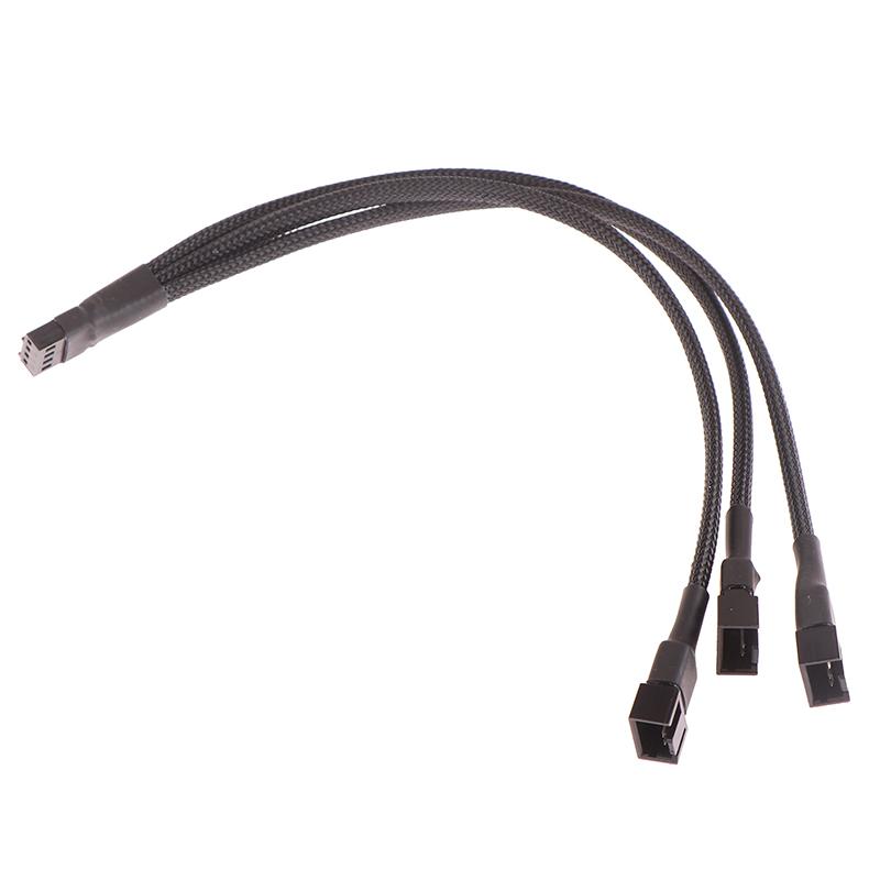 1Pc ventilátorový splitter kabel 4pinový adaptérový kabel 1 až 1 2 3 4 Počítačový CPU Ventilátor Splitter PC ventilátor Prodlužovací napájecí kabel Příslušenství