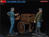 Miniart Scale Calvados Seller Plastic Model Kit MA38071 1/35 (2 Figures)