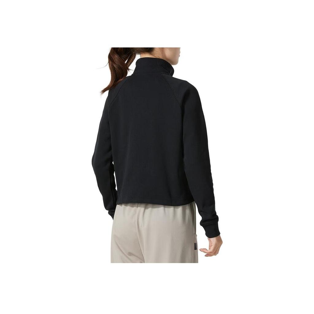 Under Armour Solid Color 1/2 Zip Training Hoodie Women hoodies Black 1379882-001