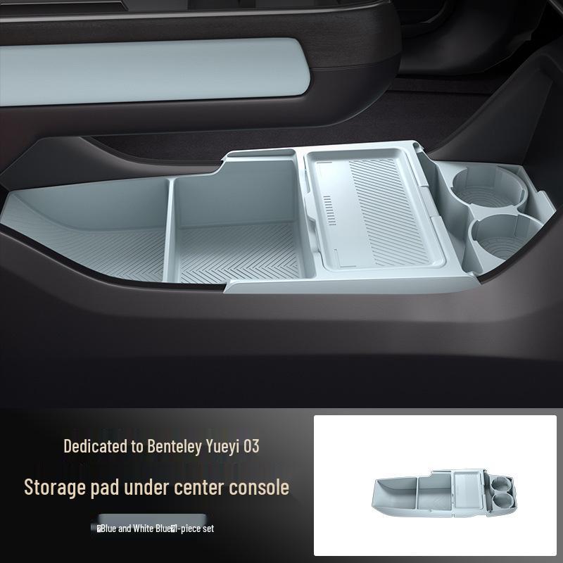 Fits 25 Bestune Yiyue 03 Models: Silicone Console Storage Organizer