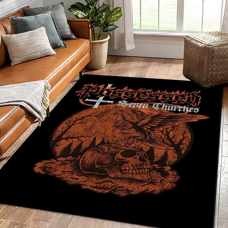 

Band-Possessed Pattern Carpet Home Living Room Decoration Rug Bedroom Kitchen Bathroom Play Non-slip Floor Mat Hallway Balcony 40x60cm
