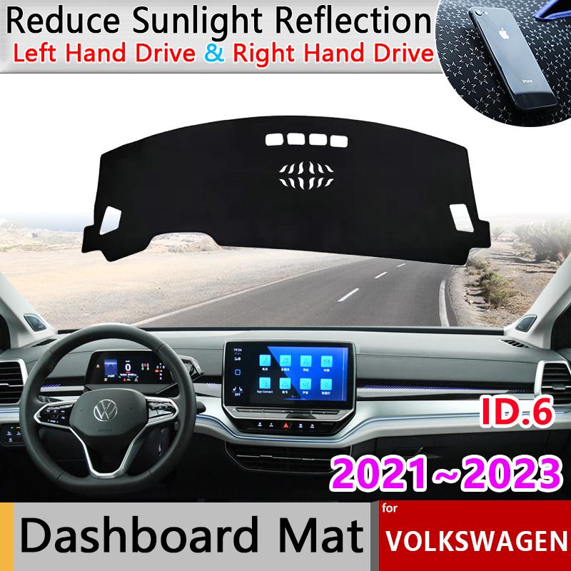 Car Dashboard Mat For Volkswagen VW ID.6 Pro ~  Rug Dashmat Protect SunShade Anti-dirty Cover Pad Carpet Accessories