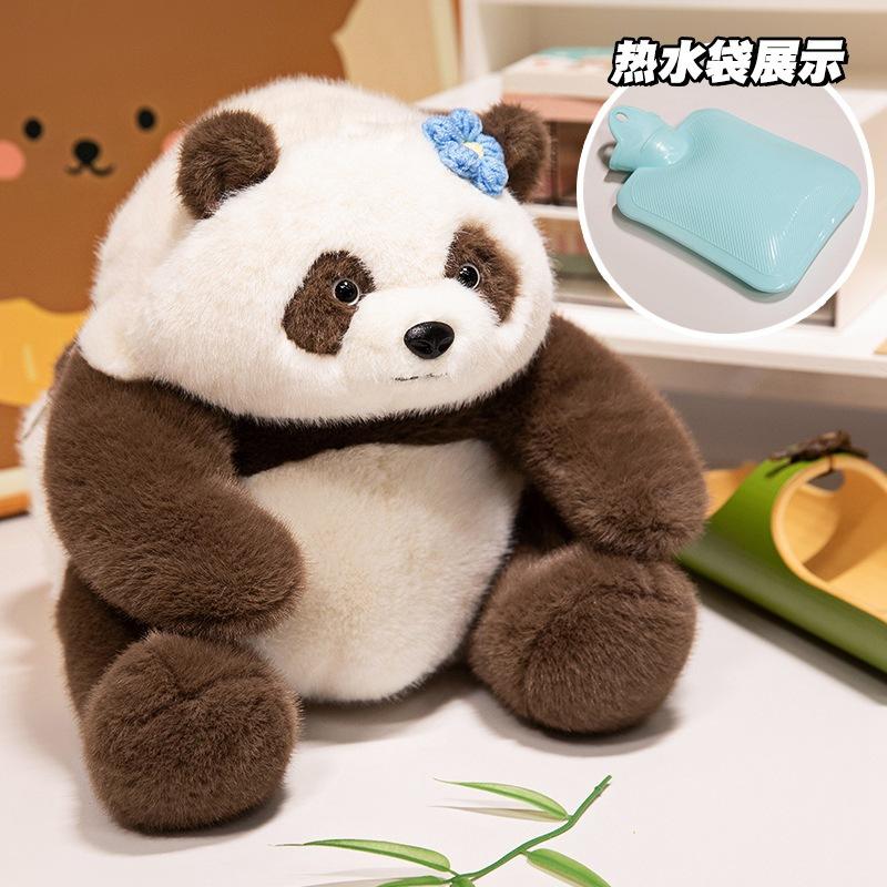 

Мультяшная панда Хуахуа плюшевая грелка для рук для девочек грелка для рук с мультяшной портативной грелкой для рук для студентов 28cm500ml