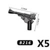 Military Building Blocks MOC Star Movie Characters Solider Figures War Mini Bricks Weapons Accessories Guns Cloak Axe Armor