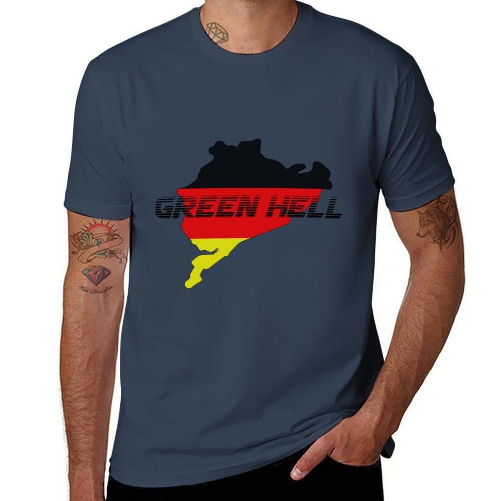 Nurburgring Nurburgring Nordschleife Gerunisex Race Track Famous Circuit Green Hell Tshirt Summer Holiday Casual Tee Tshirt